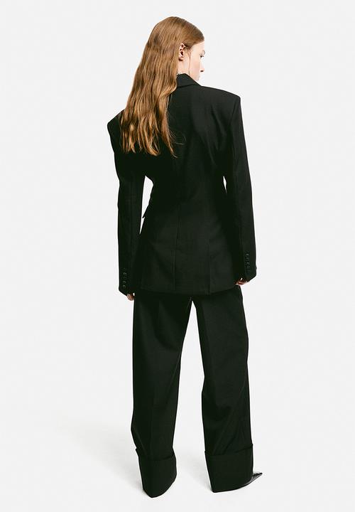 H&M - Tapered-waist blazer - black
