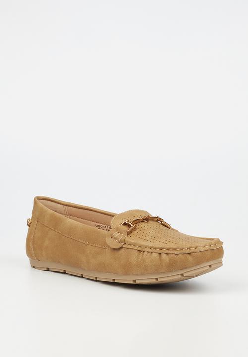 Butterfly Feet - Pagona 1 boat shoe - tan