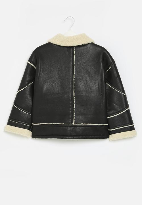 Pop Candy - Shirling jacket - black