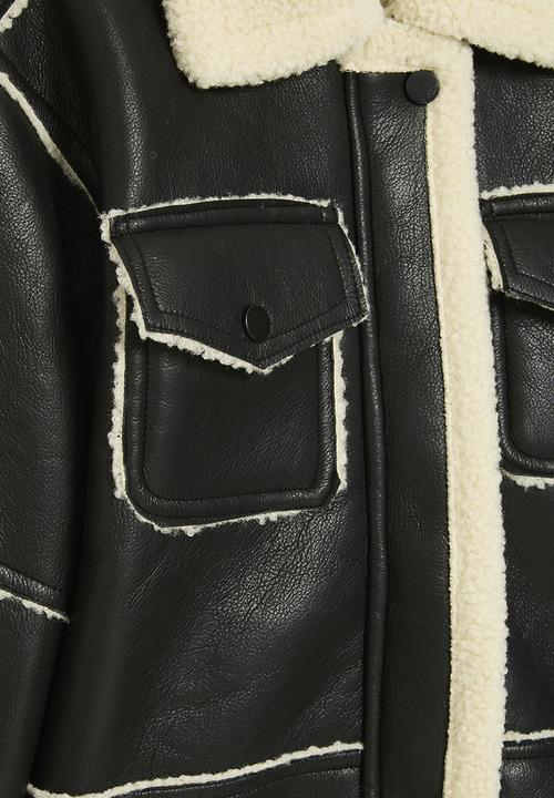 Pop Candy - Shirling jacket - black