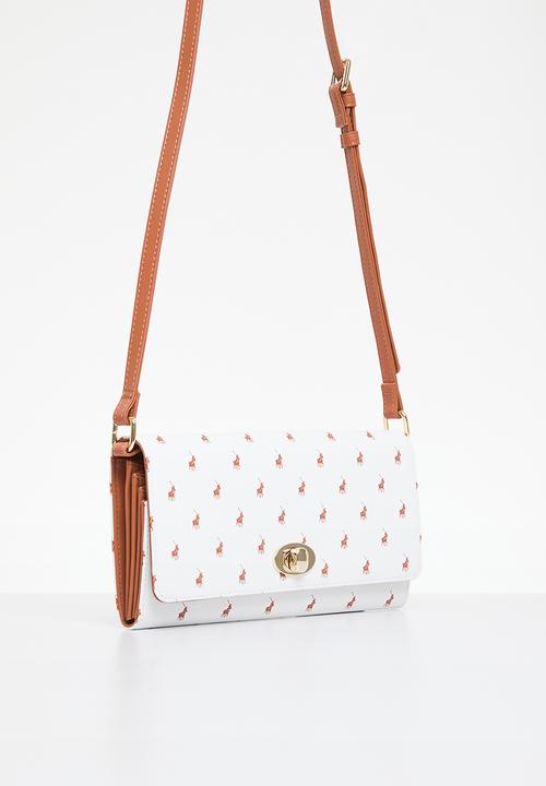 POLO - Iconic travel purse - white