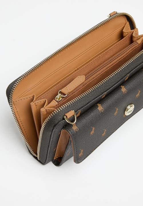 POLO - Iconic phone sling-brown