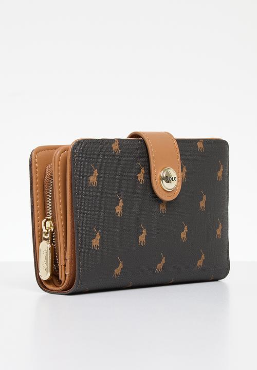 POLO - Iconic tab purse - brown
