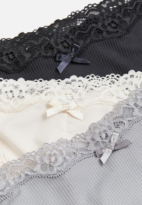 H&M - 3-pack brazilian briefs - multi