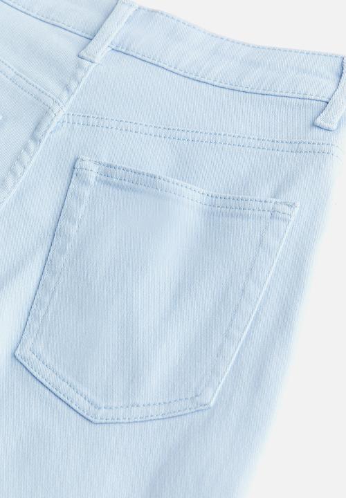 H&M - Wide twill trousers - blue