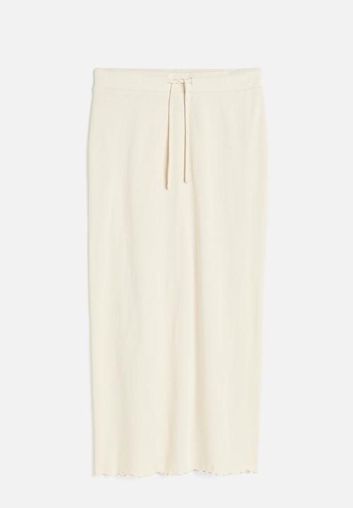 H&M - Jersey pencil skirt - beige