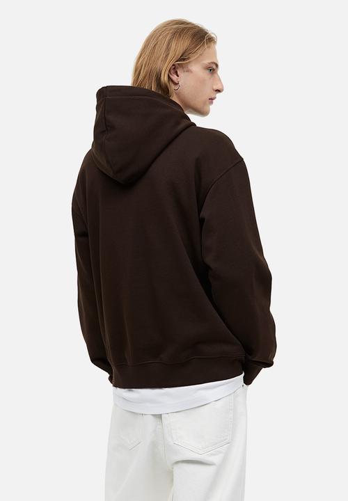 H&M - Loose fit hoodie - brown