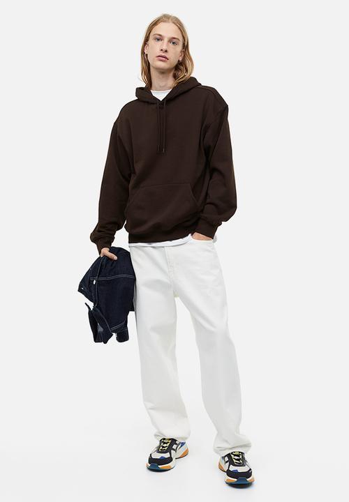H&M - Loose fit hoodie - brown