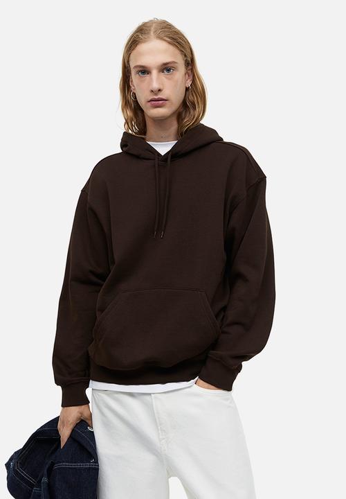 H&M - Loose fit hoodie - brown