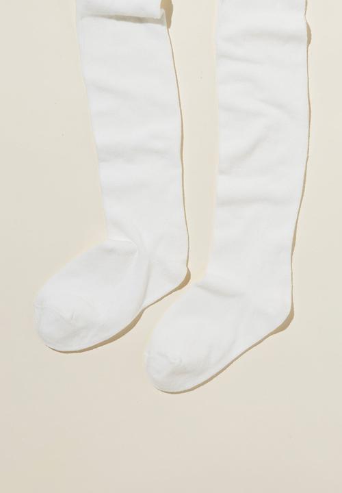 Cotton On - Solid tights - vanilla white