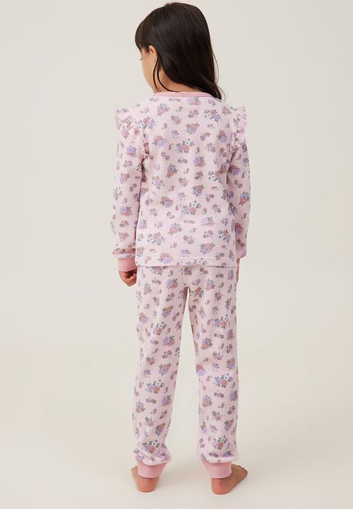 Cotton On - Fiona long sleeve pyjama set - blush/ava ditsy floral