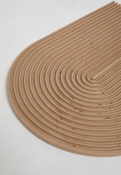 Terrazzo Home - Large Arch Serving Board - Brown
