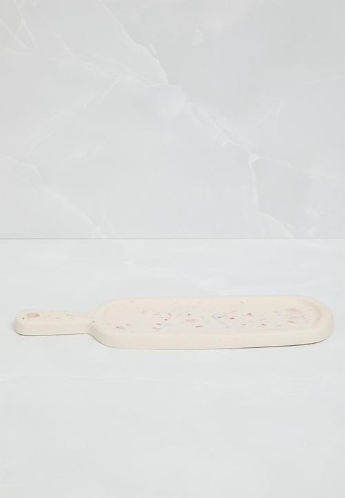 Terrazzo Home - Paddle Serving Board - Pink