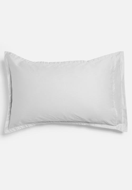 Sixth Floor - T400 Eygyptian Cotton oxford pillowcase set - Silver