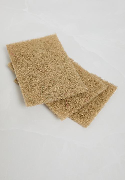 Storage Solutions - Eco scouring pad set or 3 - natural