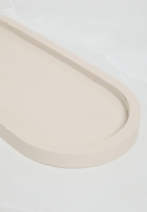 Terrazzo Home - Medium Oval Serving Board - Stone