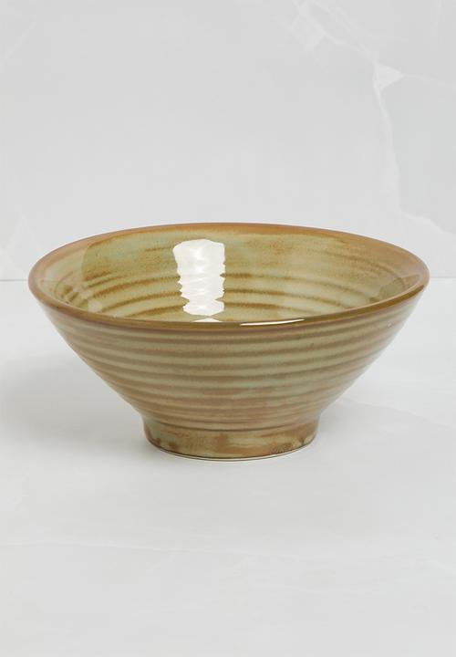 Excellent Houseware - Ribby snack bowl set of 3 - green