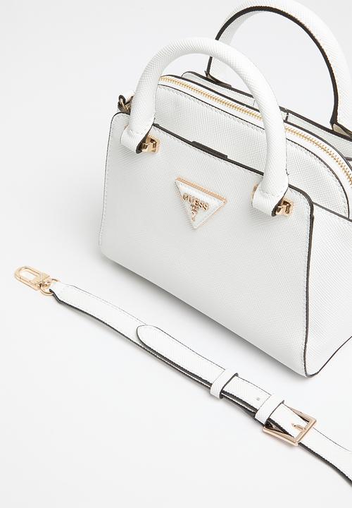 GUESS - Avis small satchel - white