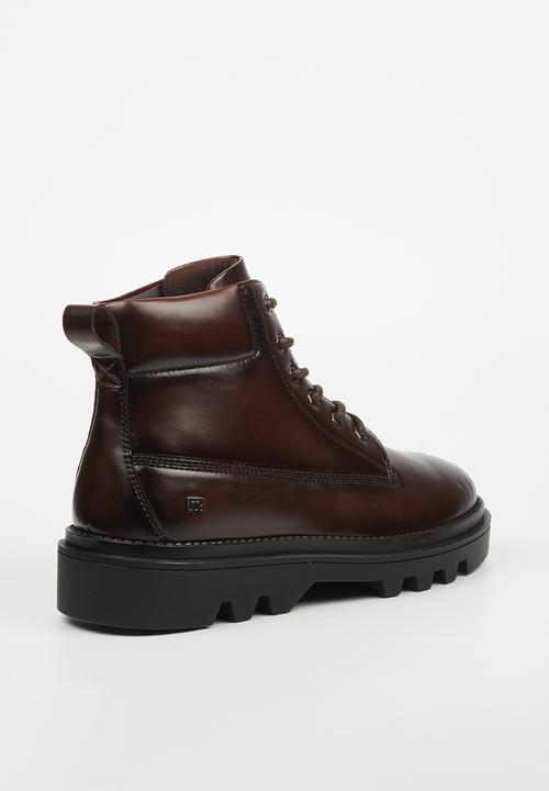 MAZERATA - VINCHEY 38 Faux Leather Mens B Pack - chocolate