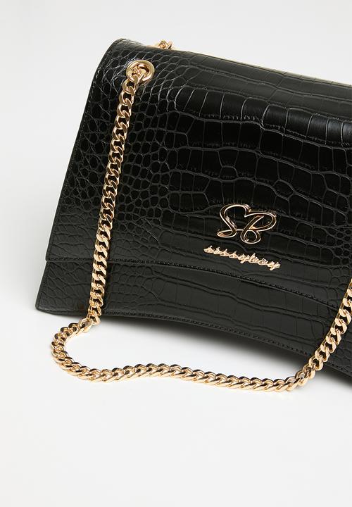SISSY BOY -  Arc structured crossbody bag - black