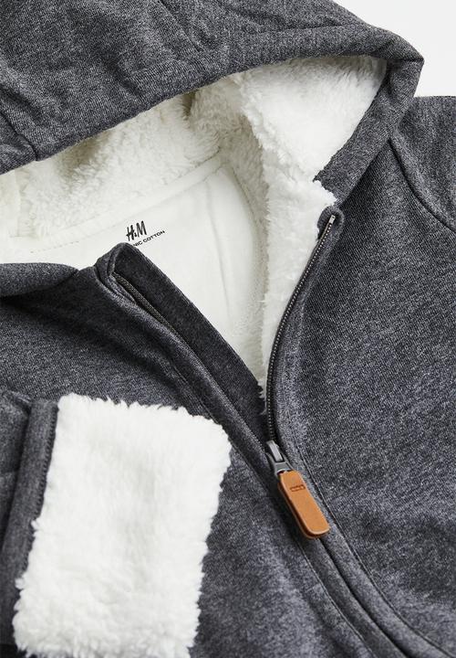 H&M - Hooded all-in-one suit - grey