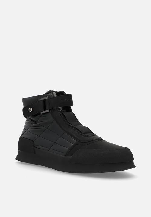 MAZERATA - Valentino 13 faux nubuck - black