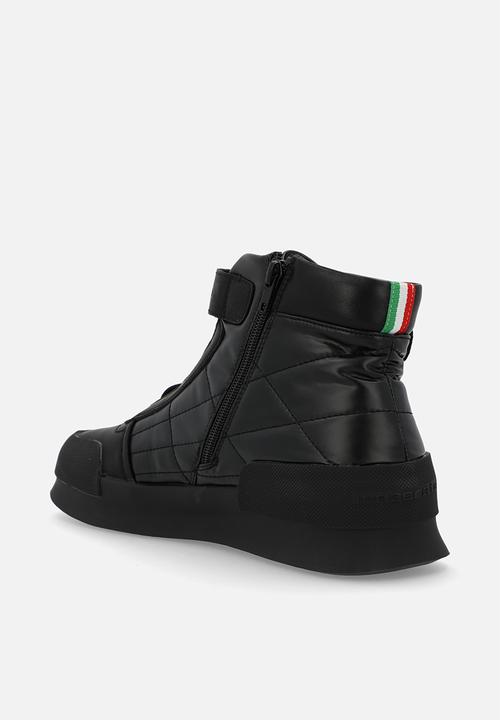 MAZERATA - Valentino 13 faux nubuck - black