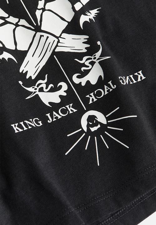 H&M - Oversized printed t-shirt - black