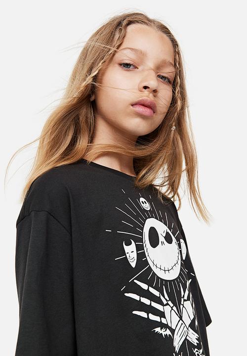 H&M - Oversized printed t-shirt - black