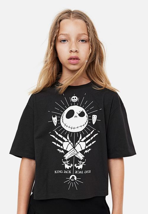 H&M - Oversized printed t-shirt - black