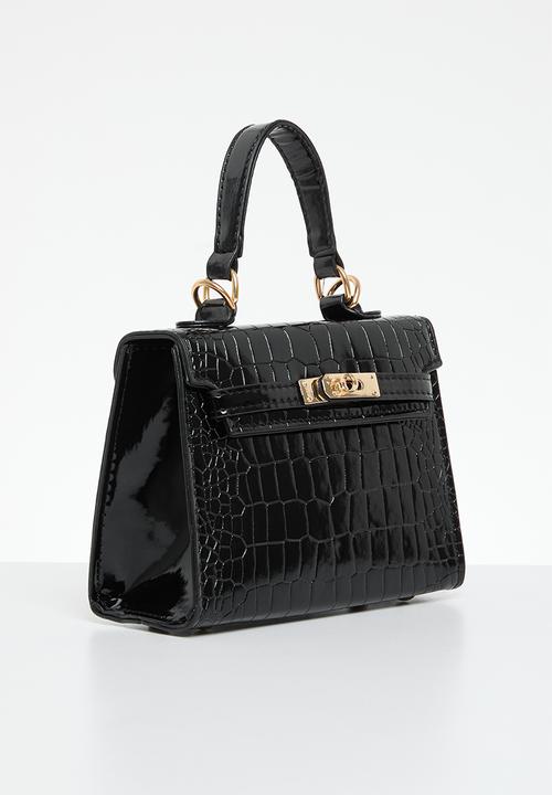edit - Zuri mini tote bag-black