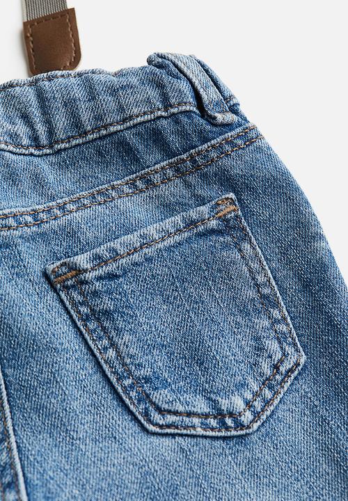 H&M - Jeans with braces - blue