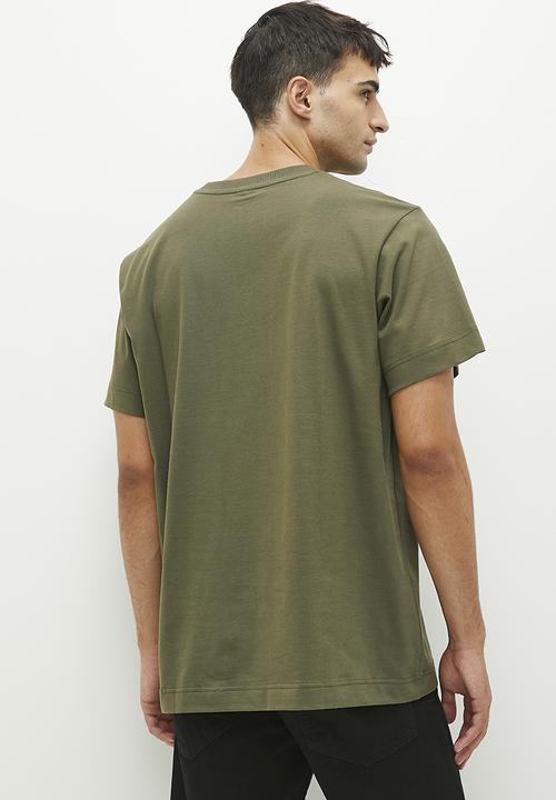 G-STAR - Essential loose r t Signe jersey o  - shadow olive