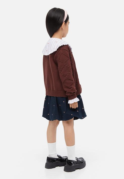 H&M - Knitted cardigan - brown,multi
