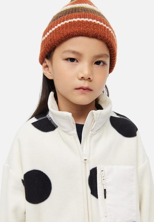 H&M - Patterned fleece jacket - white