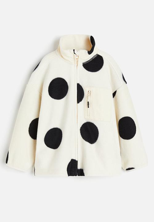 H&M - Patterned fleece jacket - white