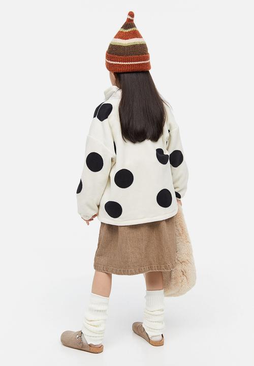 H&M - Patterned fleece jacket - white
