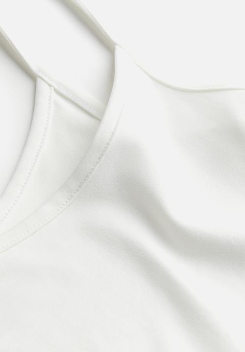 H&M - Strappy top - white