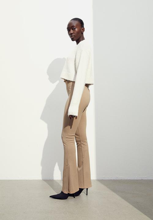 H&M - Flared leggings - beige