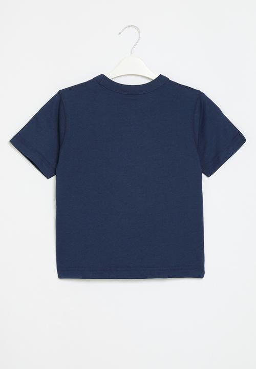 Cotton On - Jonny short sleeve print tee - in the navy/slam dunk district champs