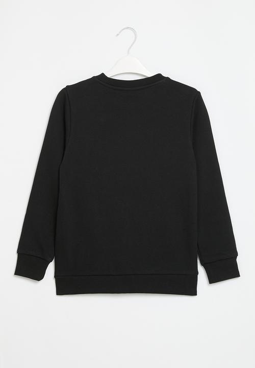 adidas Originals - Trefoil Crew - Black