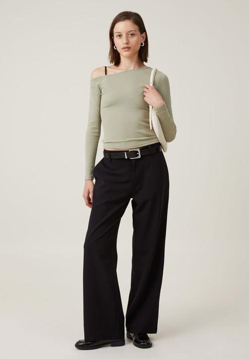 Cotton On - Luis Suiting Pant - Black