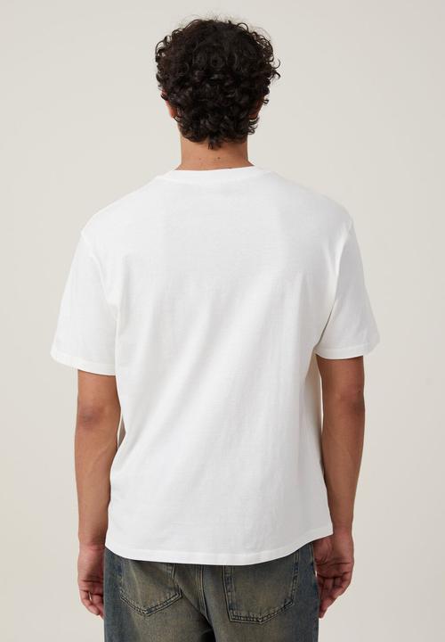 Cotton On - Loose fit art t-shirt - vintage wite/mini star 