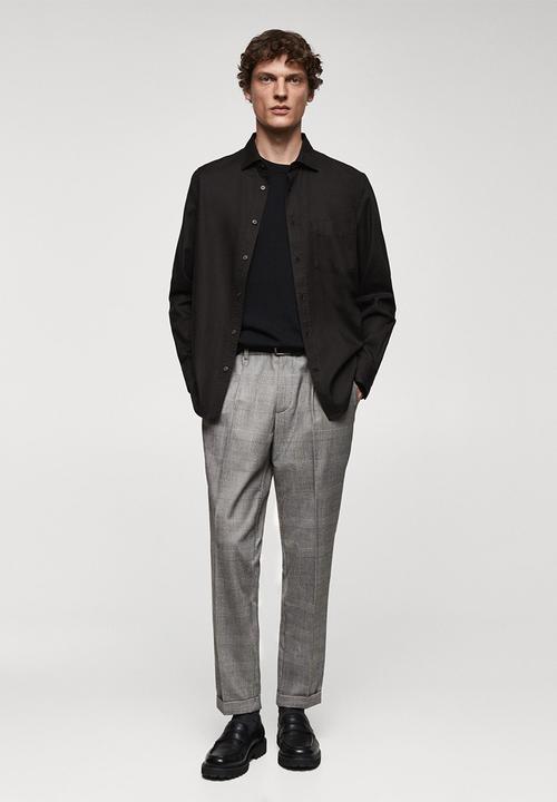 MANGO - Trousers Cupid - Grey