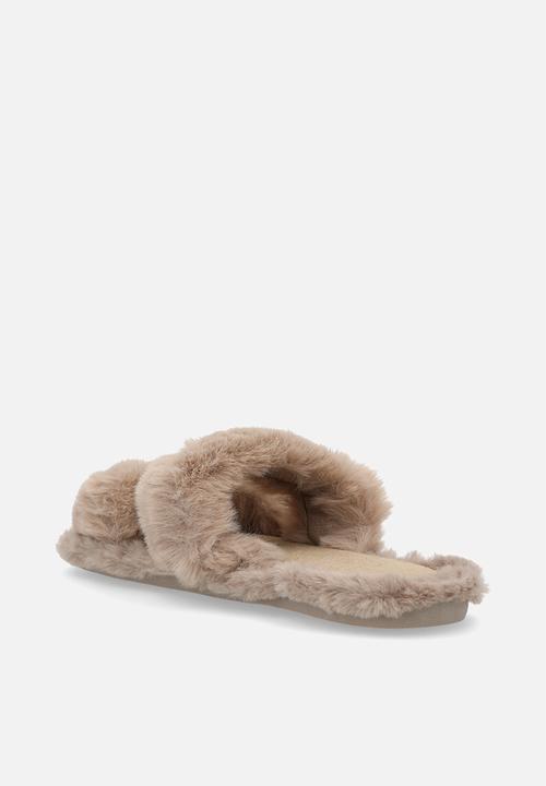 Superbalist - Makena double strap slipper - brown