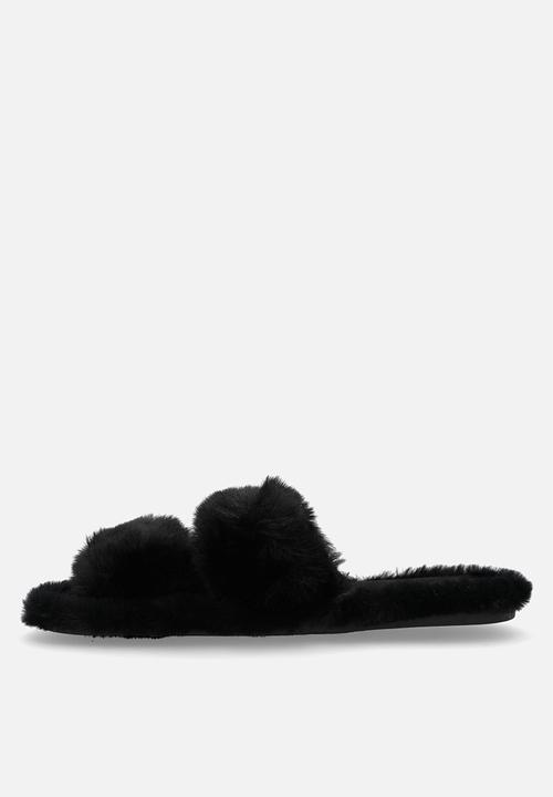 Superbalist - Makena double strap slipper - black