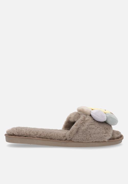Superbalist - Flower slipper - brown