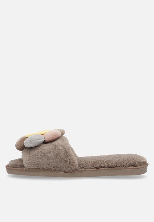 Superbalist - Flower slipper - brown