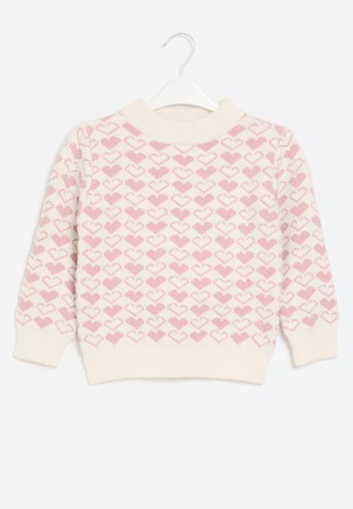 Pop Candy - Knitted jersey - purple & white