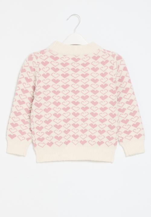Pop Candy - Knitted jersey - purple & white